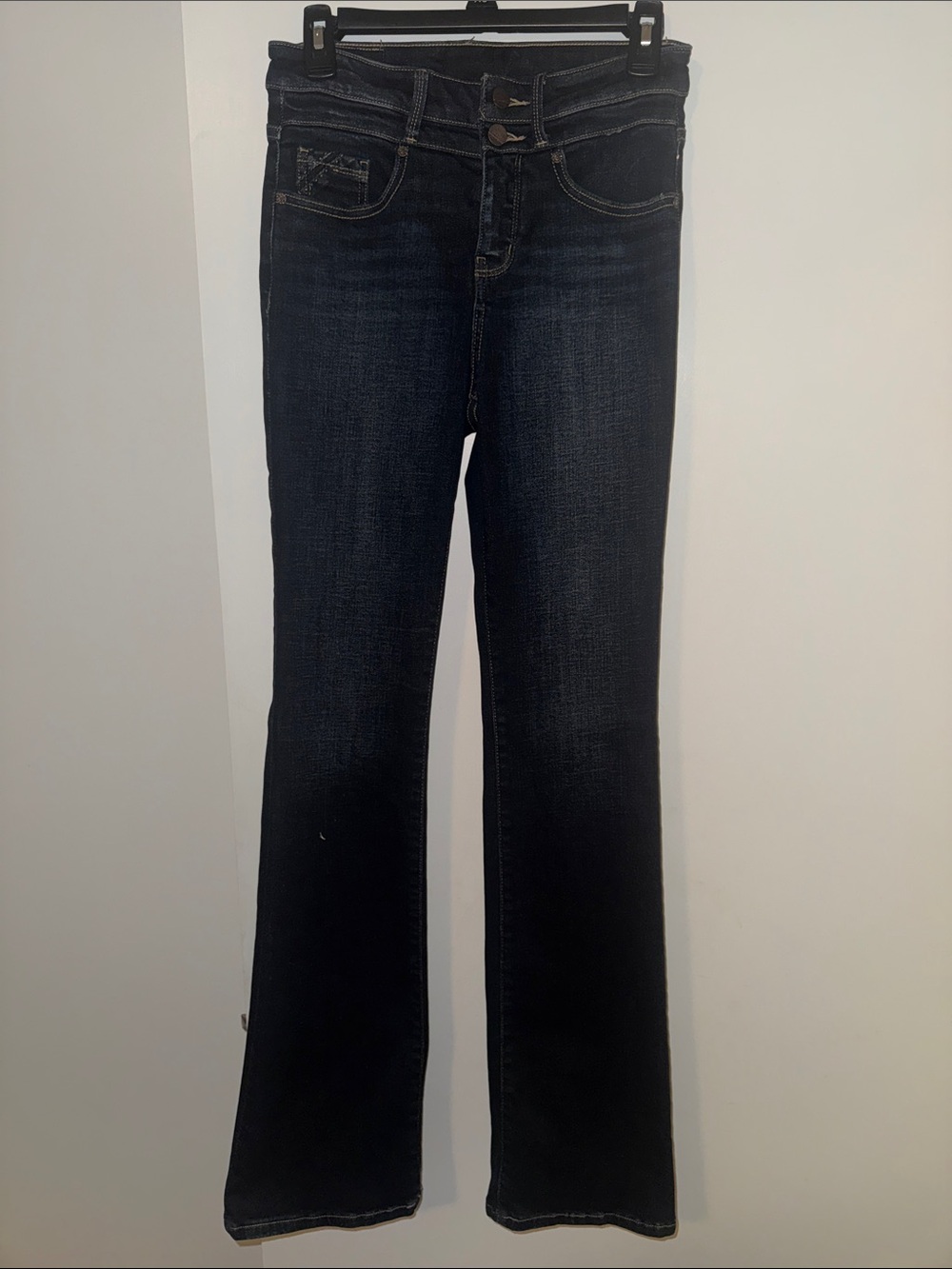Dark Wash Women's Bootcut Jeans - Buckle Black- XL length